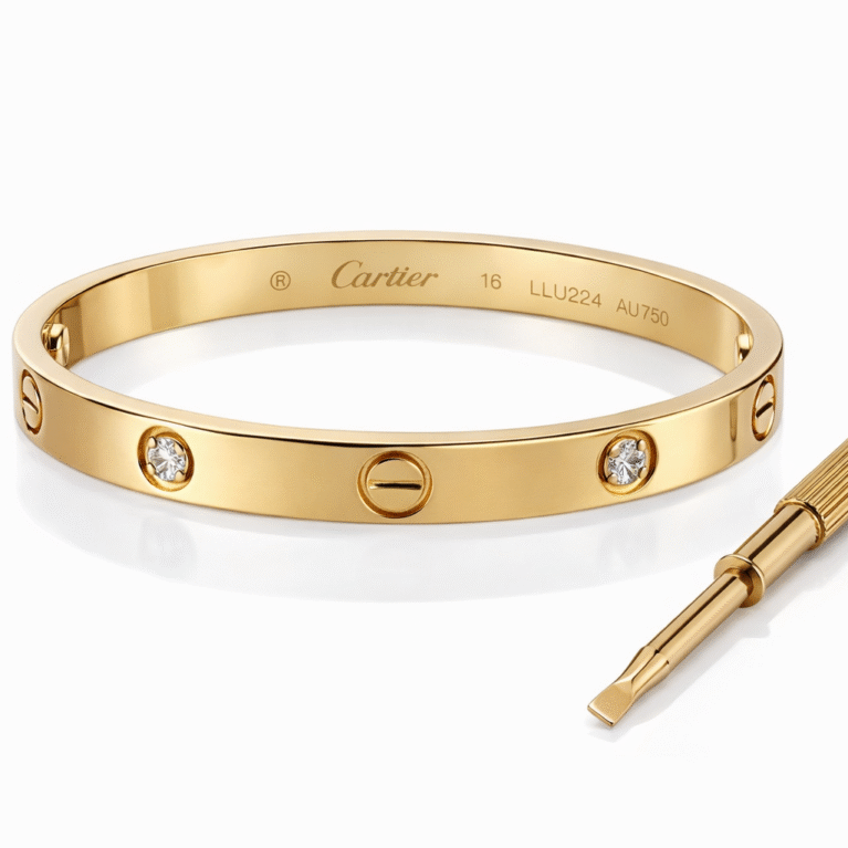 Pre-Owned LOVE – Armband, klassiek model (4 diamanten)